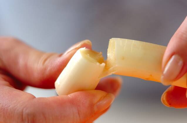 ホワイトアスパラのムース・マヨネーズの作り方の手順1