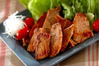 豚肉のニンニクみそ焼き