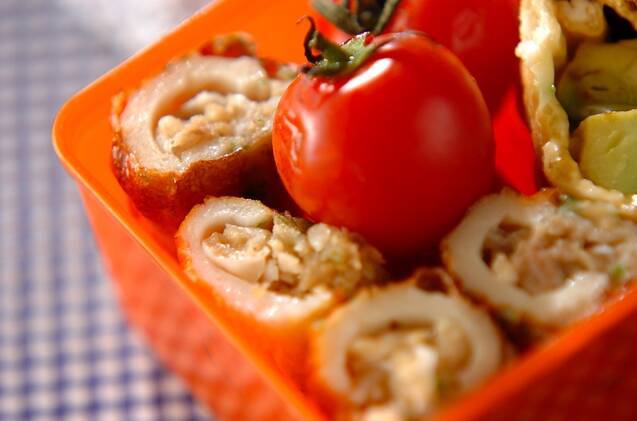 シューマイ入りちくわの磯辺揚げ