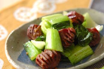 砂肝の中華炒め