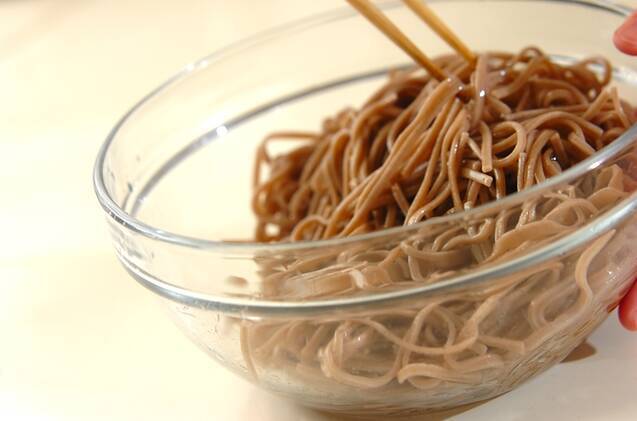 そばいなりで年越しそばの作り方の手順3