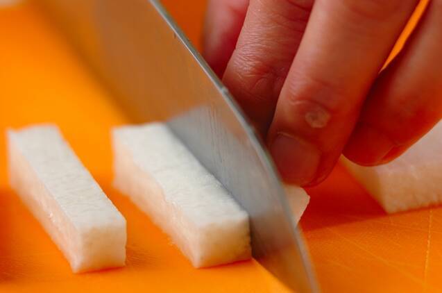 長芋のタラコ和えの作り方の手順1