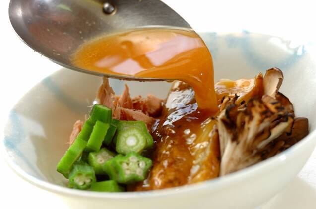 焼きナスとツナの冷たいみそ汁の作り方の手順6