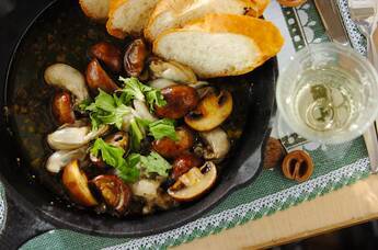 カキのアヒージョ