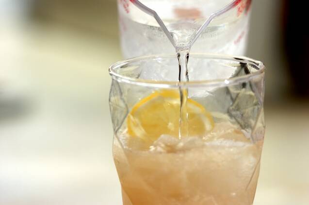 梨サイダーの作り方の手順2