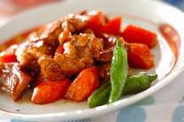 鶏もも肉とニンジンのさっぱり煮