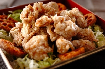 ショウガじょうゆ味鶏もも肉唐揚げのレシピ 作り方 E レシピ 料理のプロが作る簡単レシピ