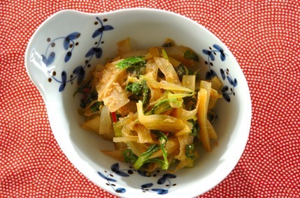 ゴマたっぷりセロリのきんぴら