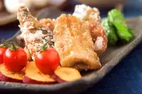 香ばしい！サンマの竜田揚げ