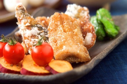 香ばしい！サンマの竜田揚げ