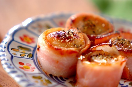 お弁当に！ホタテのベーコン巻き