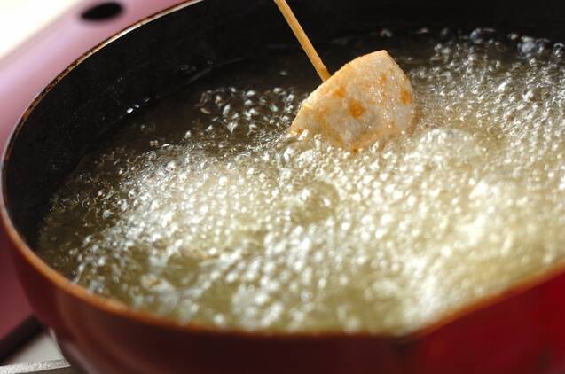 里芋のから揚げ和風あんかけの作り方の手順6