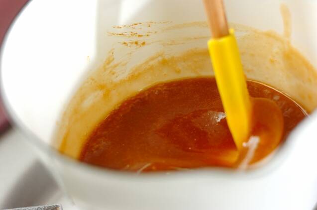 ゆで鶏のみそダレの作り方の手順4