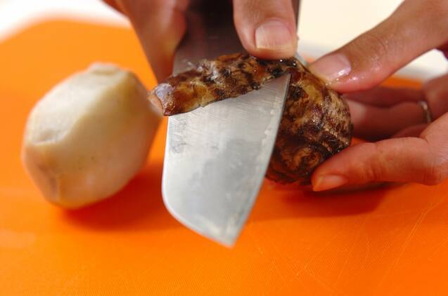 里芋のすり流しの作り方の手順2