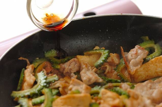 ご飯がすすむ！苦くないゴーヤチャンプルの作り方の手順4