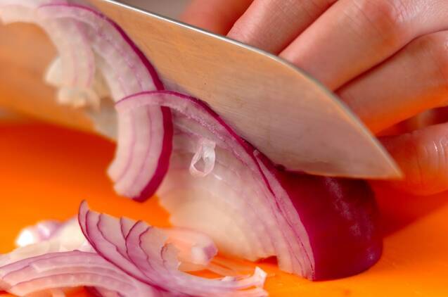 豚肉の冷しゃぶノンオイル豆乳ソースの作り方の手順1