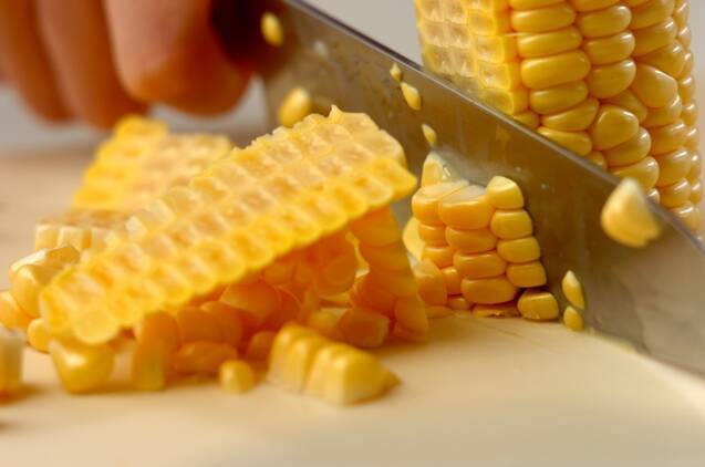 美味しすぎる とうもろこしの中華スープ 大量消費にもの作り方の手順1