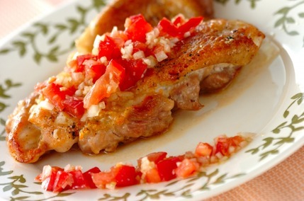 チキンのトマトソース