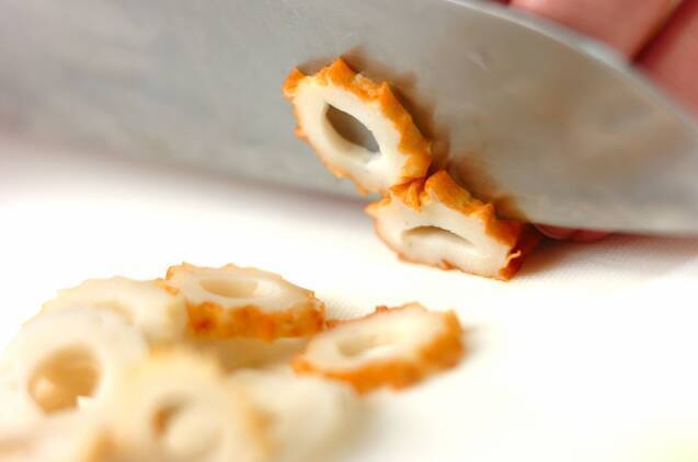 キュウリとちくわのからしマヨネーズ和えの作り方の手順2