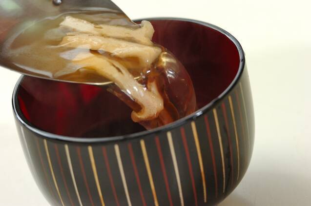 とろろ昆布入りショウガ汁の作り方の手順4