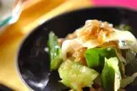 キュウリとセロリの和え物