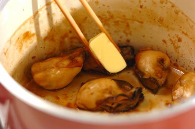 カキの佃煮の作り方の手順4