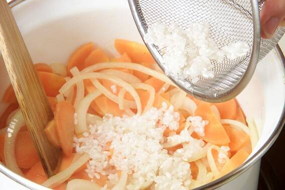 キャロットスープの作り方の手順4