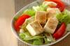 豆腐の中華サラダの作り方の手順