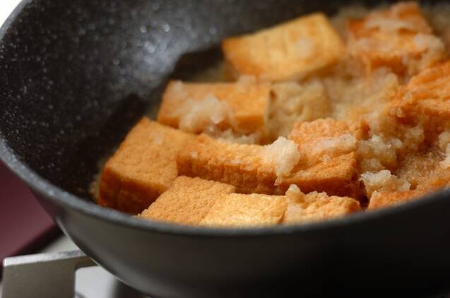 大根と厚揚げ みぞれ煮 10分で出来る人気レシピ by岡本 由香梨さんの作り方の手順3