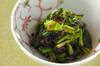 ホウレン草ののりつく和えの作り方の手順
