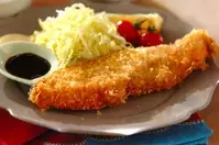 パパっと時短！鮭のフライ