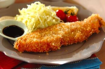 パパっと時短！鮭のフライ