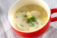 カブとキャベツのミルクスープ