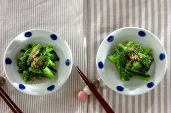 菜の花のワサビ和え