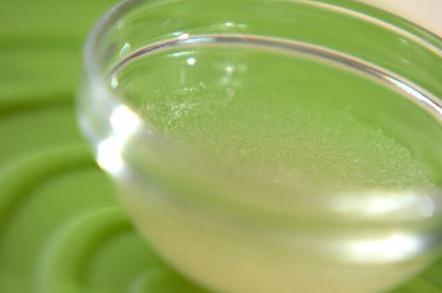 ウーロン茶ゼリーの作り方の手順1