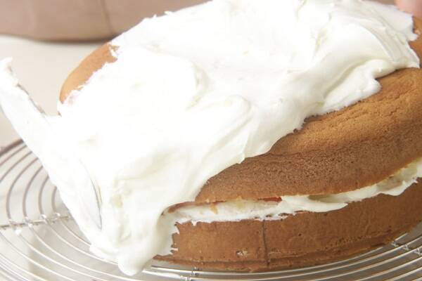 イチゴのフワフワケーキの作り方の手順12