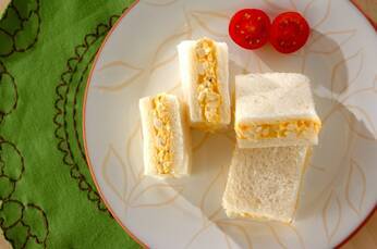 シンプル卵サンド