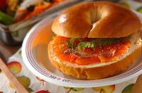 ベーグルサンド