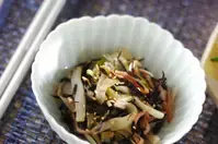 セロリとヒジキの中華和え