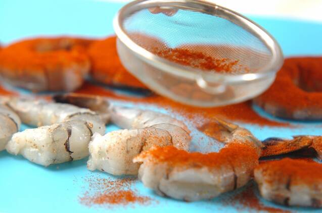 ガーリックシュリンプの作り方の手順1