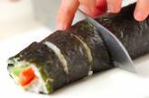 ワサビタルタルの巻き寿司の作り方4