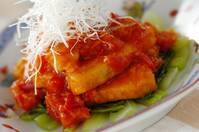 ビンチョウマグロのチリソースからめ