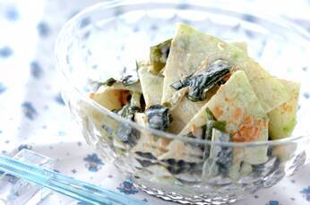 冬瓜とおかかのマヨサラダ