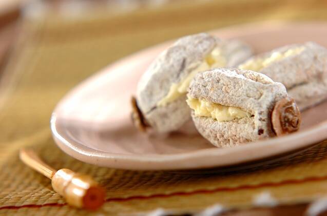 干し柿のバターサンド