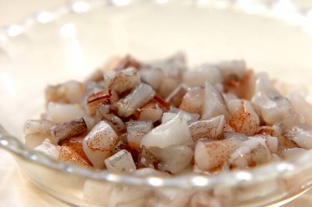 チーズインイカめしの作り方の手順2