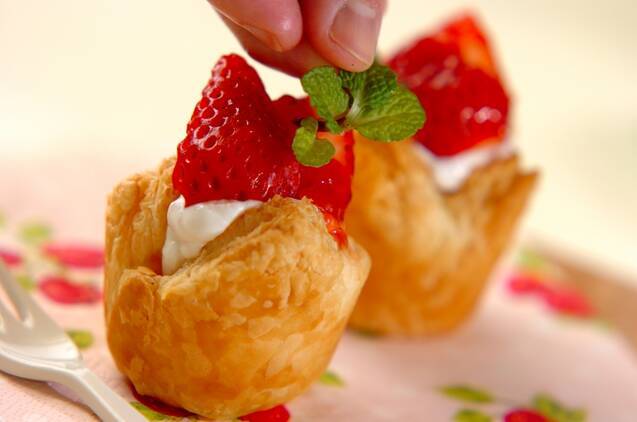 イチゴのパイの作り方の手順3