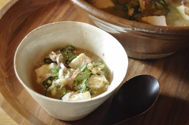 ゴマたっぷり　魚の切り身で作る冷や汁の作り方の手順9