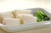 厚揚げとカブの豚そぼろ煮の下準備2