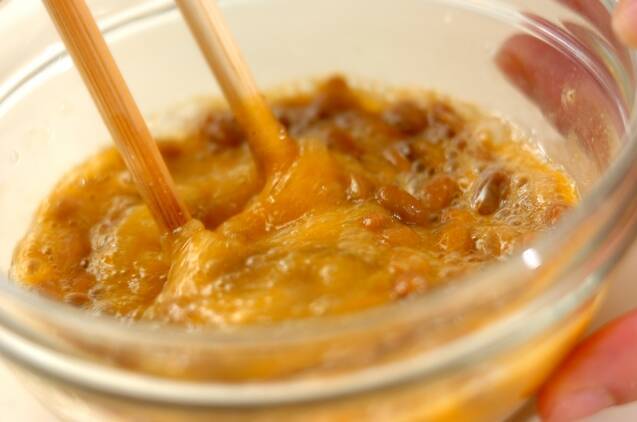 厚揚げ納豆の作り方の手順2