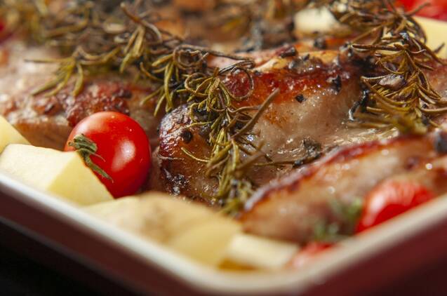 ハーブのローストチキンの作り方の手順9